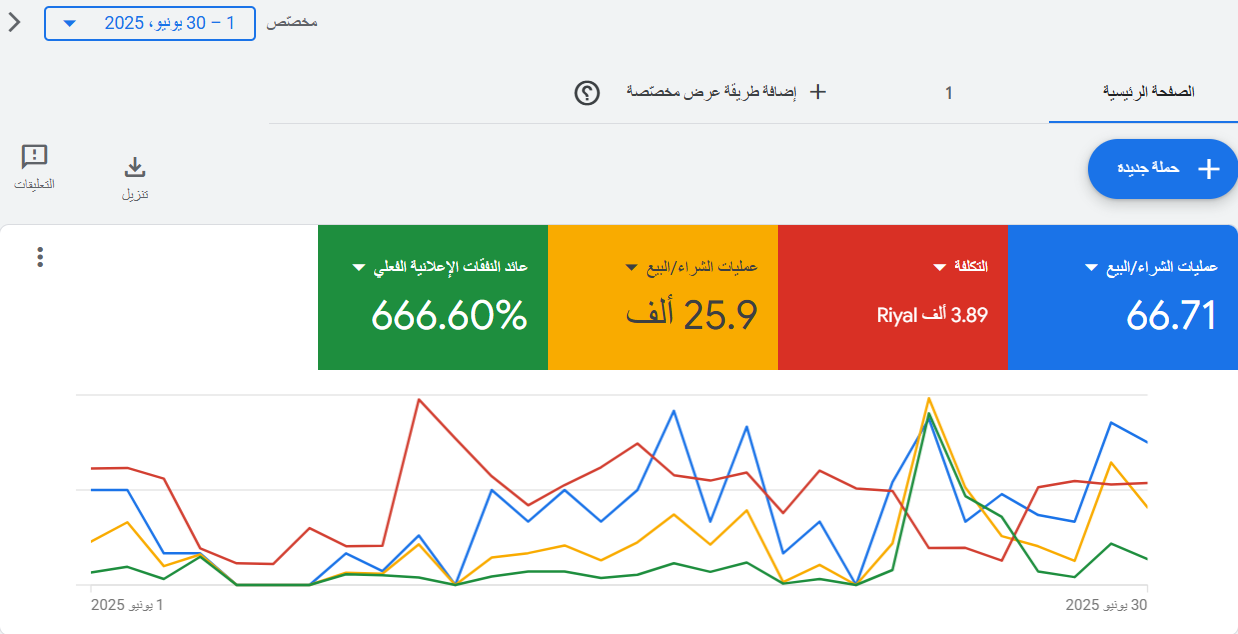  تحقيق عائد 666% لمتجر سعودي مبيعات واستحواذ متجر إلكتروني عبر منصات جوجل